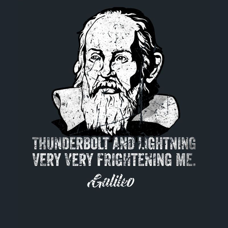 Thunderbolt lightning Galileo Philosoph Physik