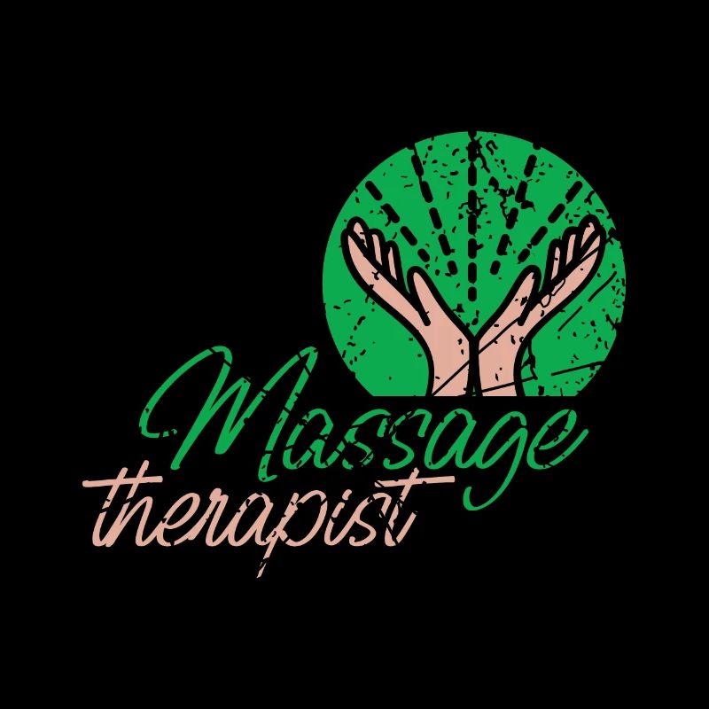 Massage therapist doing massage therapy work