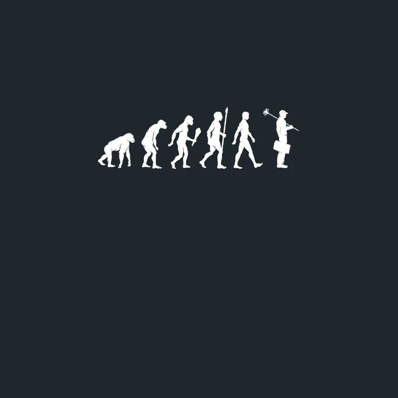 Lustige Schornsteinfeger Evolution Geschenkidee