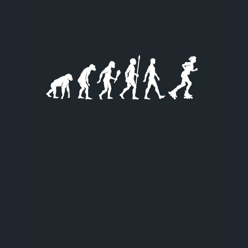 Inline Skating Evolution Skater Geschenkidee