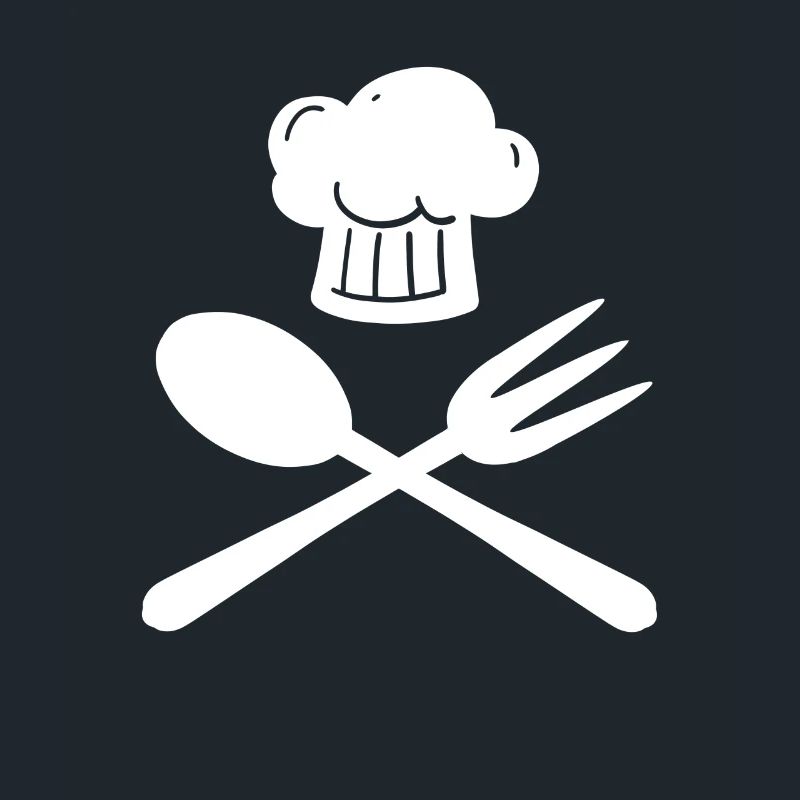 Cooking hat hobby chef cook spoon fork