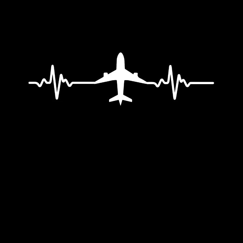 Flugzeug Heartbeat Pilot Flying Airplane