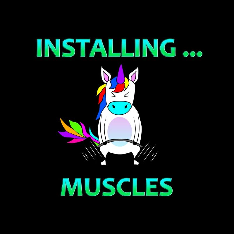 Install... Muscles Unicorn Gym Lover