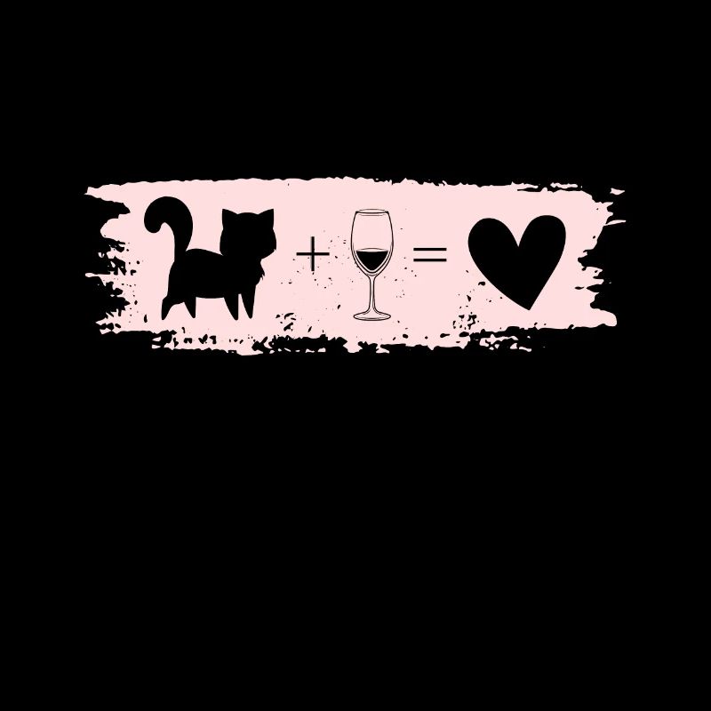 Chat vin coeur