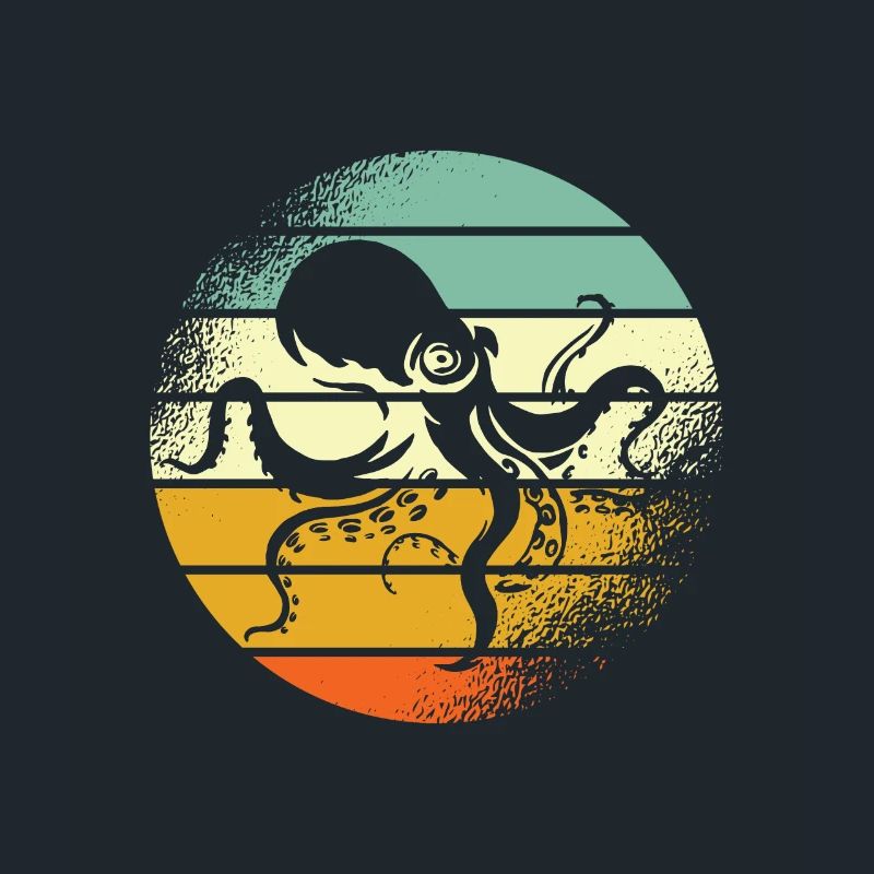 Squid Retro Octopus