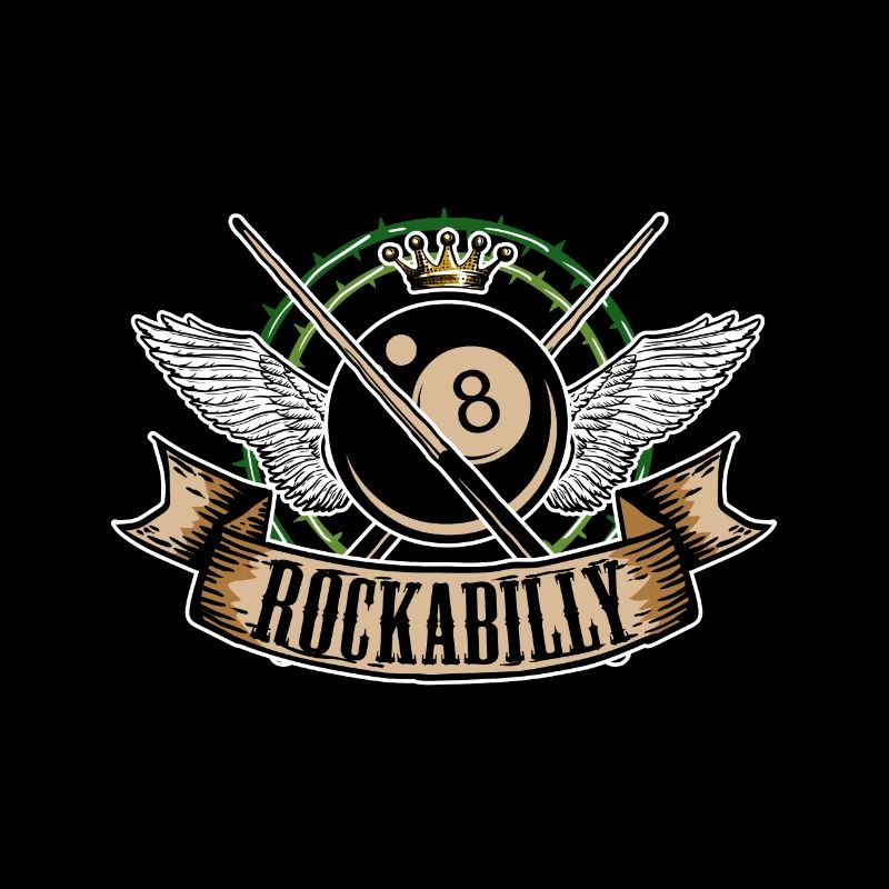 Rock n Roll Pool Billard 8 Rockabilly