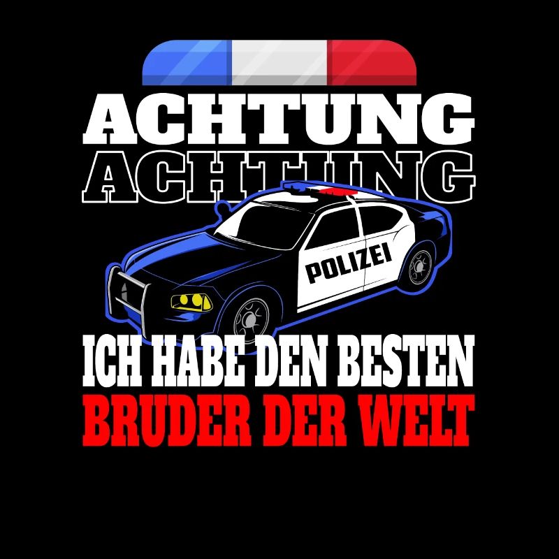 Polizei Bruder Bester Großer kleiner Kind Geschenk