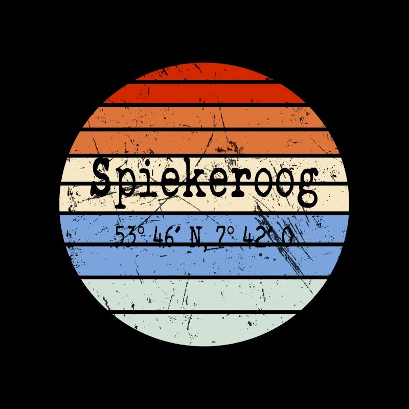 Coordonnées souvenirs de l’île de Spiekeroog