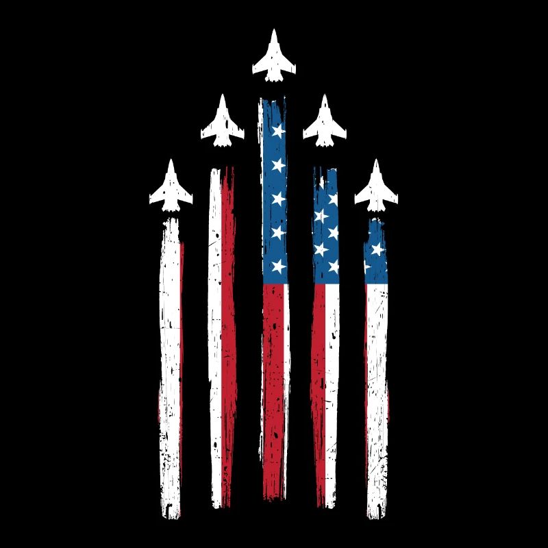 Avion Drapeau américain