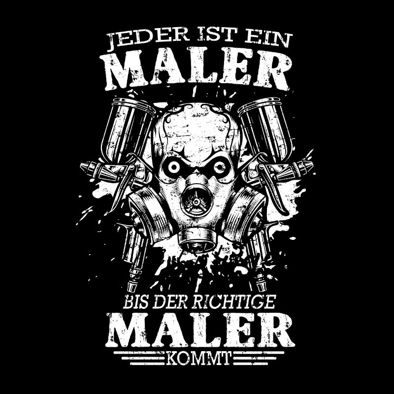 Herren Maler TShirt Jeder ist ein Maler