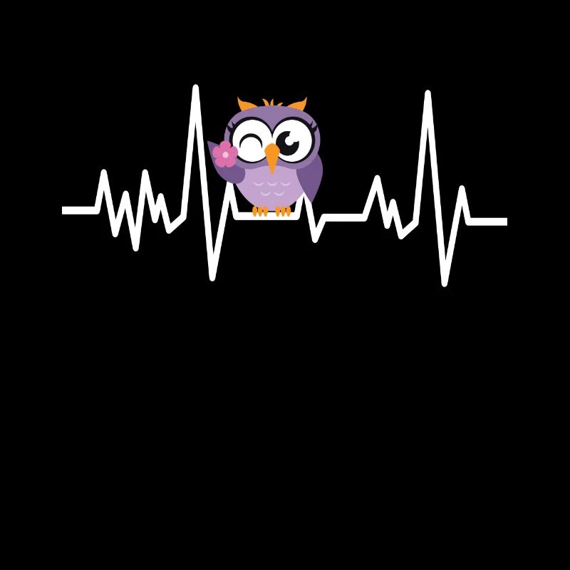 Eulen Geschenke - Eule Owl Eulen Herzschlag Süße
