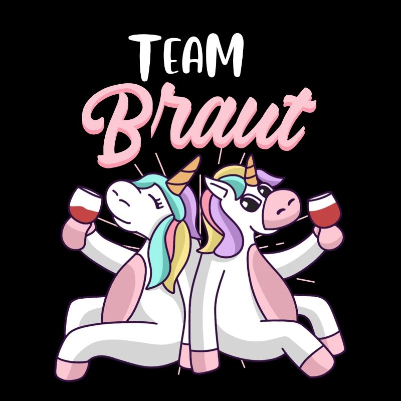 Team Braut Einhorn Geschenk Junggesellin JGA