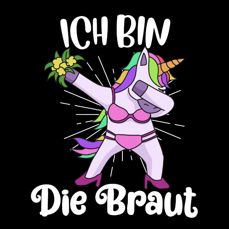 Junggesellenabschied Junggesellin Braut Einhorn