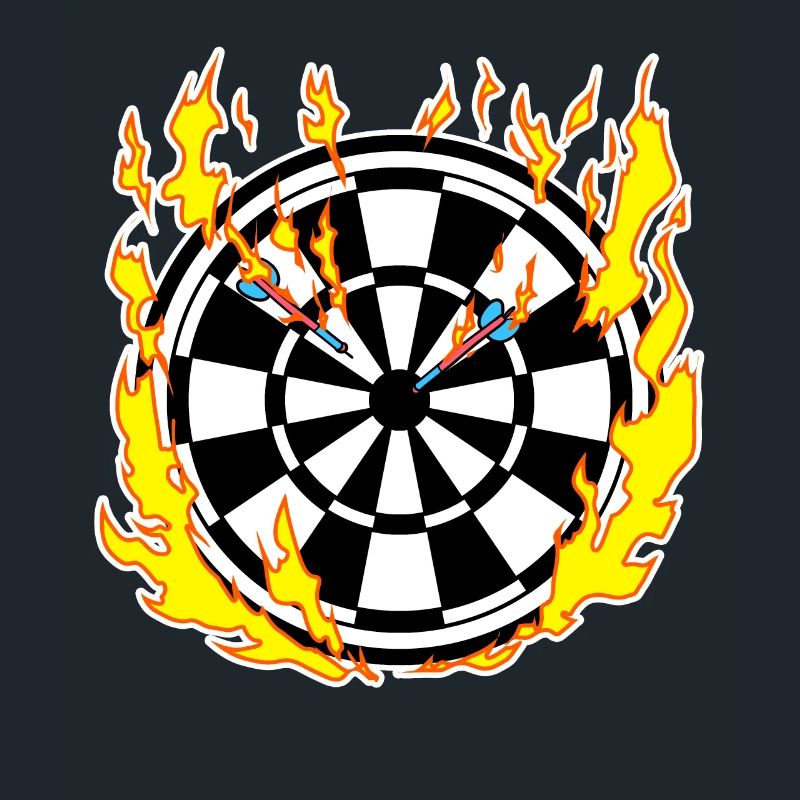 Jeu de fléchettes en feu