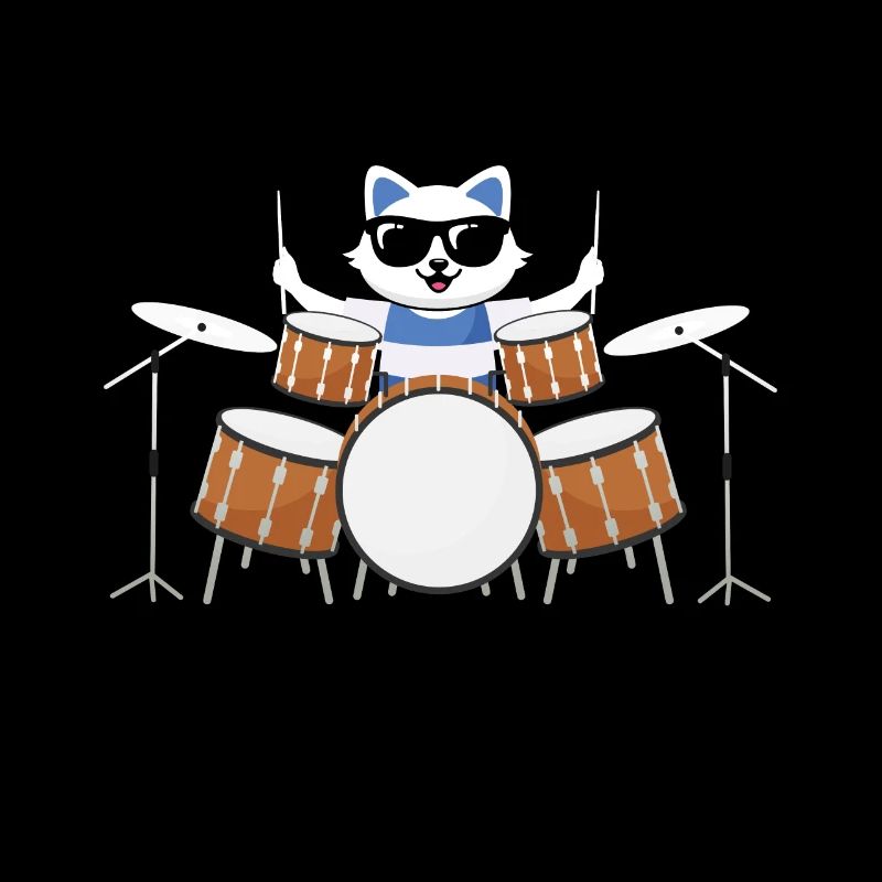 Cat drums
