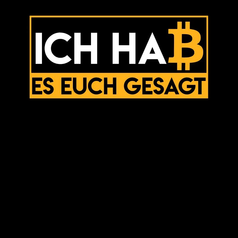 Ich hab es euch ja gesagt BTC Bitcoin Krypto