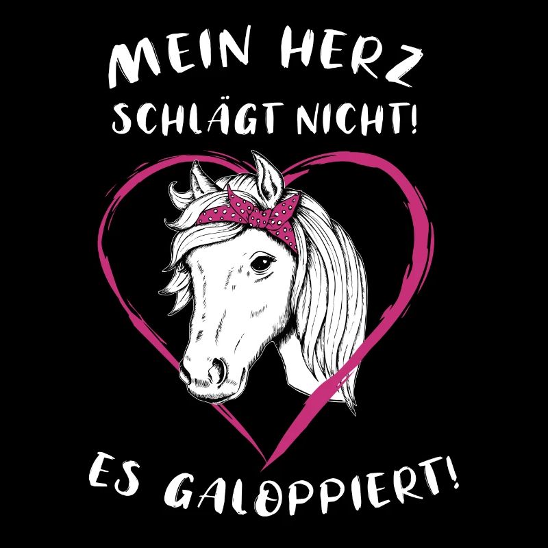 Pferde Herz Reiterin Geschenkidee