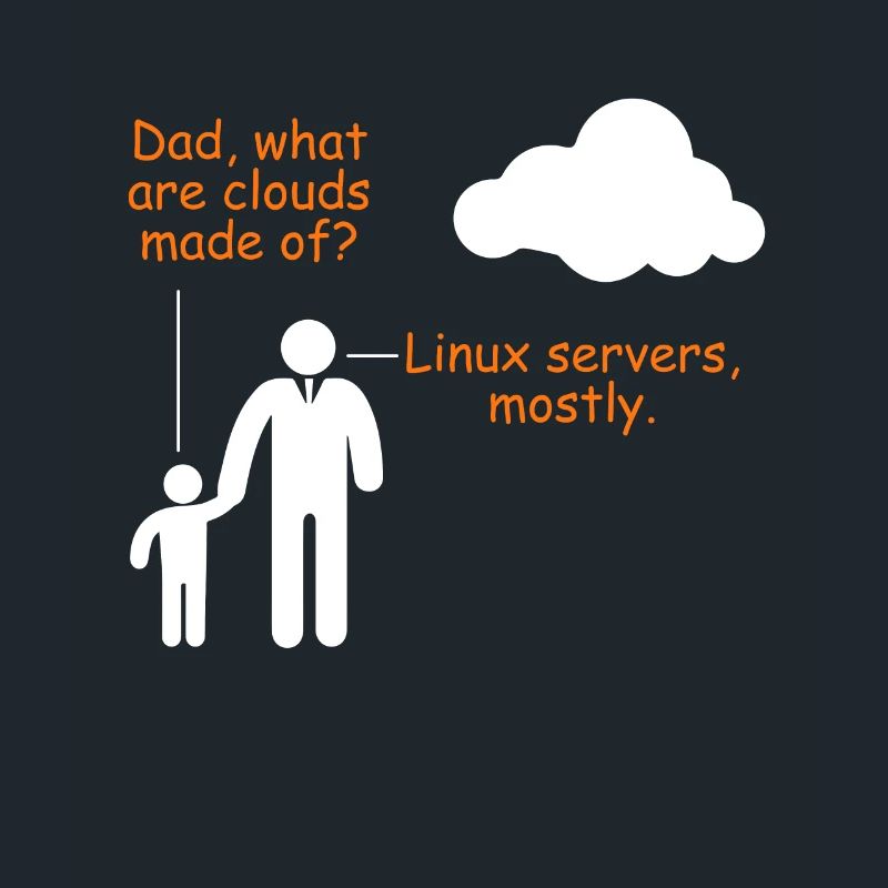 Linux Server Witz Informatiker Humor Software