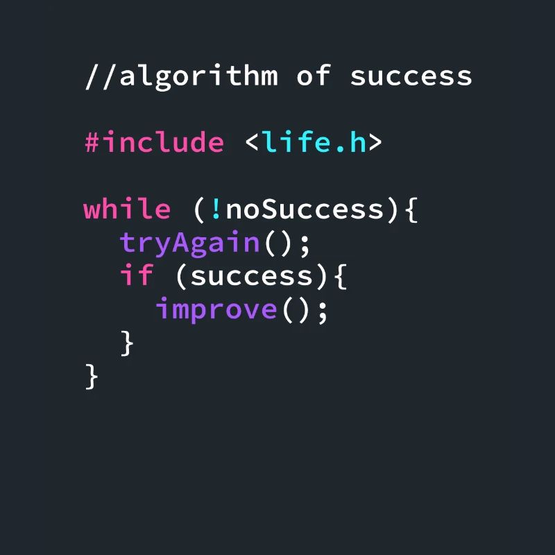 Algorithme succès programmeur code du programme