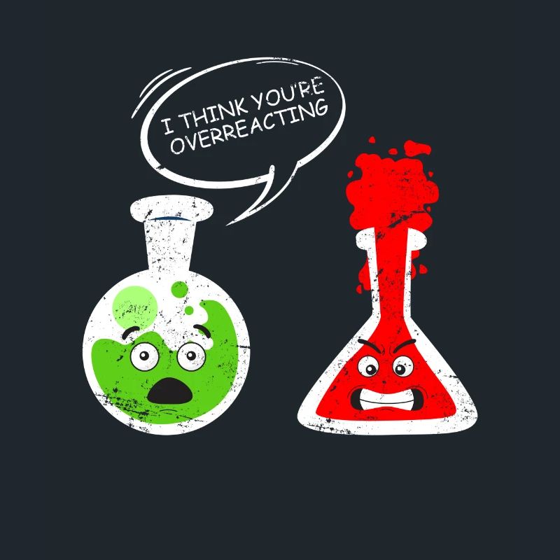 Chemistry Laboratory Technicians Joke Overreact Laboratory