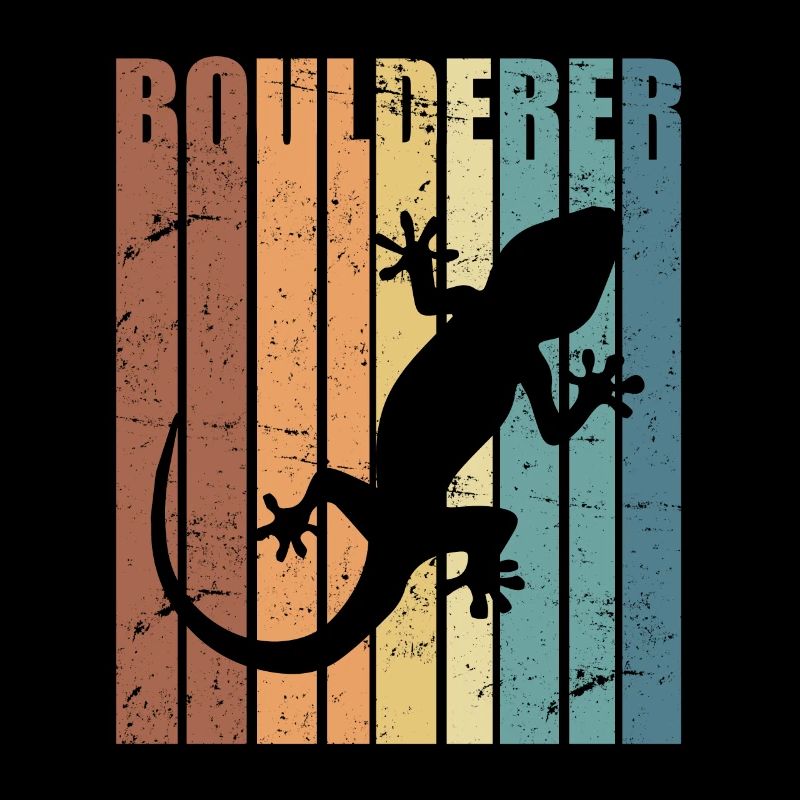 Boulderer Vintage Retro Boulder