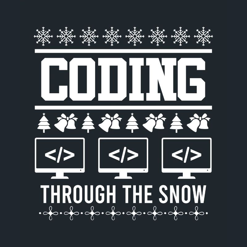 Coder Ugly Christmas Weihnachten Coding through