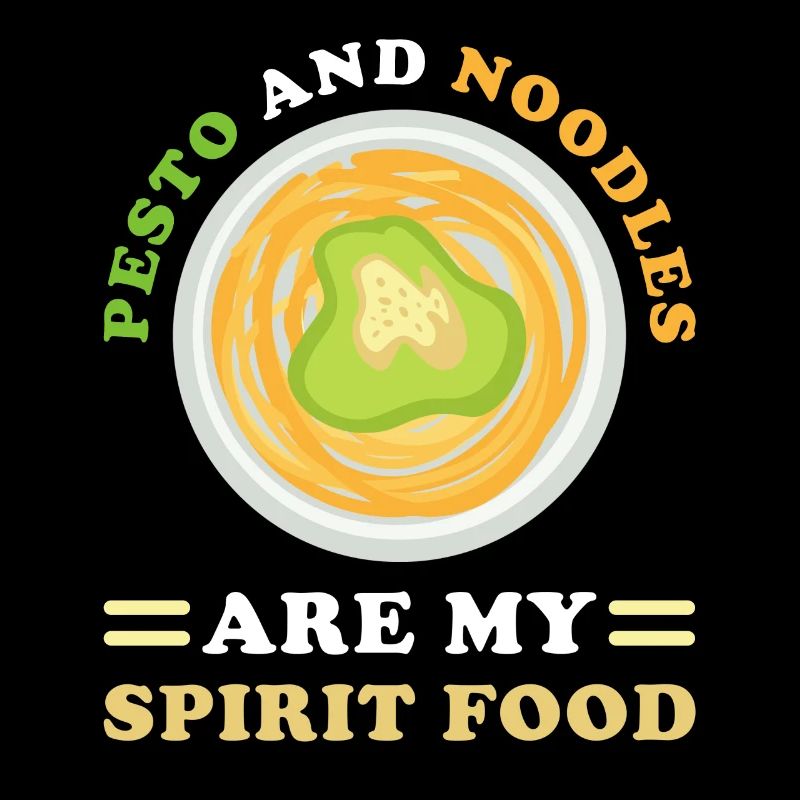 Pesto with noodles
