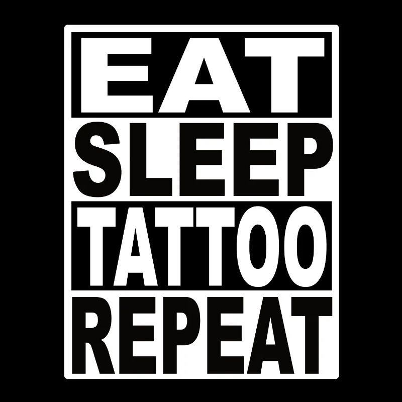 Manger le tatouage de sommeil Répéter