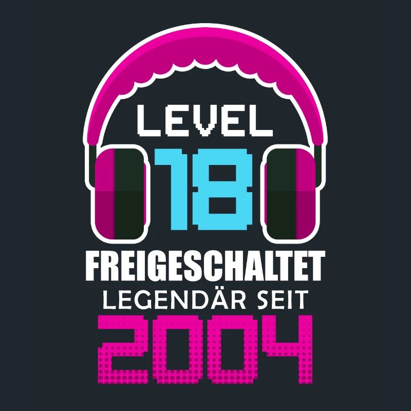 18. Geburtstag Mädchen Level 18 unlocked