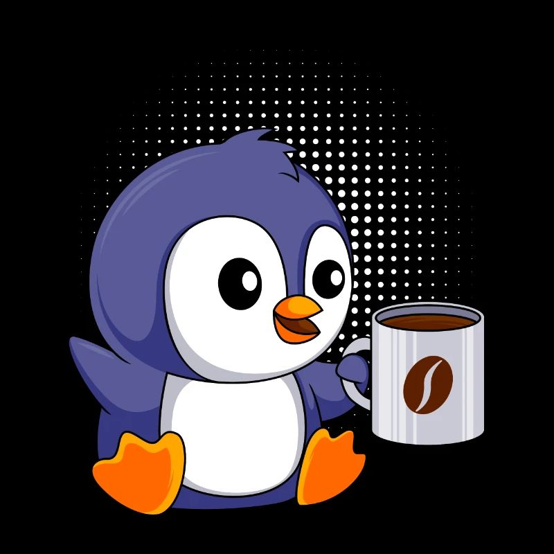 Kaffee Pinguin Baby Pinguin Kaffeejunkie
