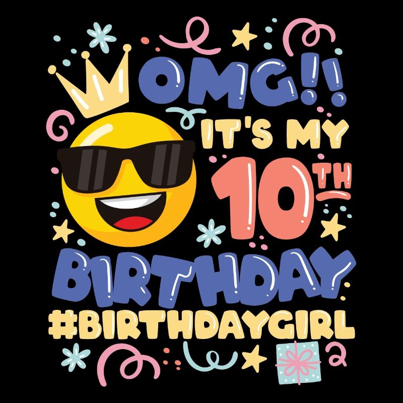 Omg! c’est mon émoticône de fille de 10e anniversaire