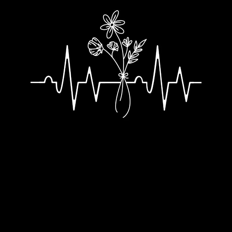 Vase à fleurs Fleurs Heartbeat