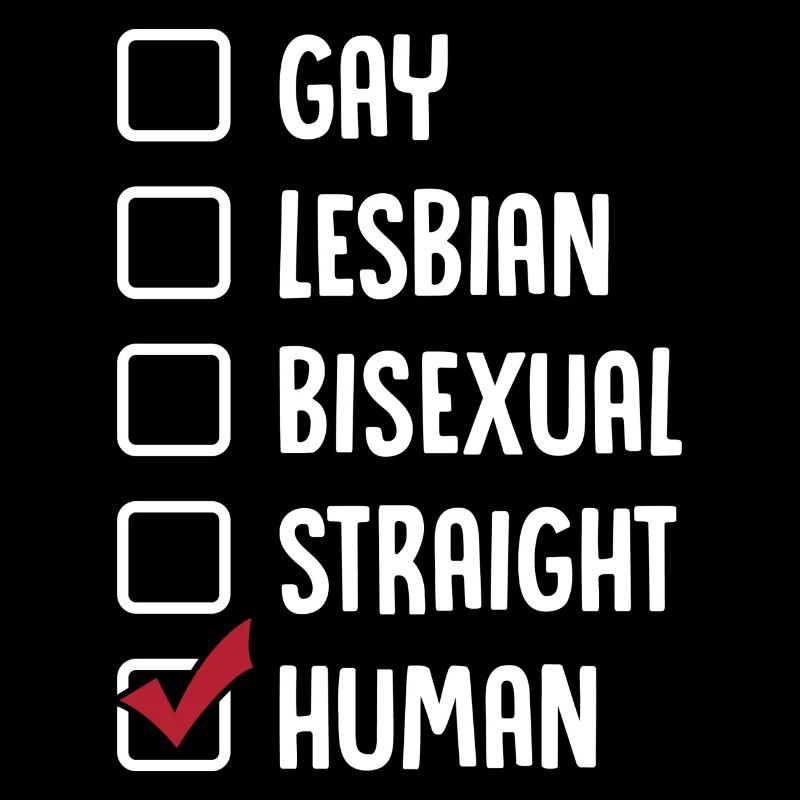 Schwuler lesbischer bisexueller heterosexueller Mensch