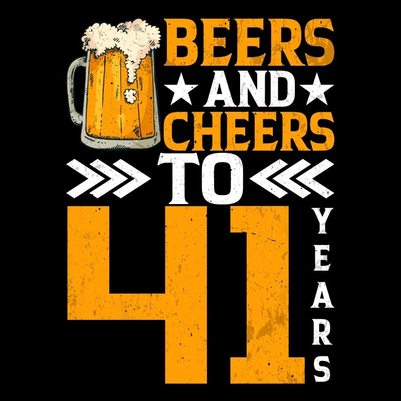 Acclamations et bière sur 41 ans Mug mousseux de bière