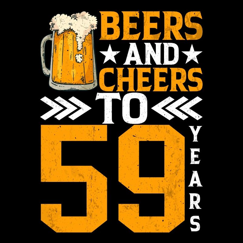 Acclamations et bière à 59 ans chope de bière mousseuse