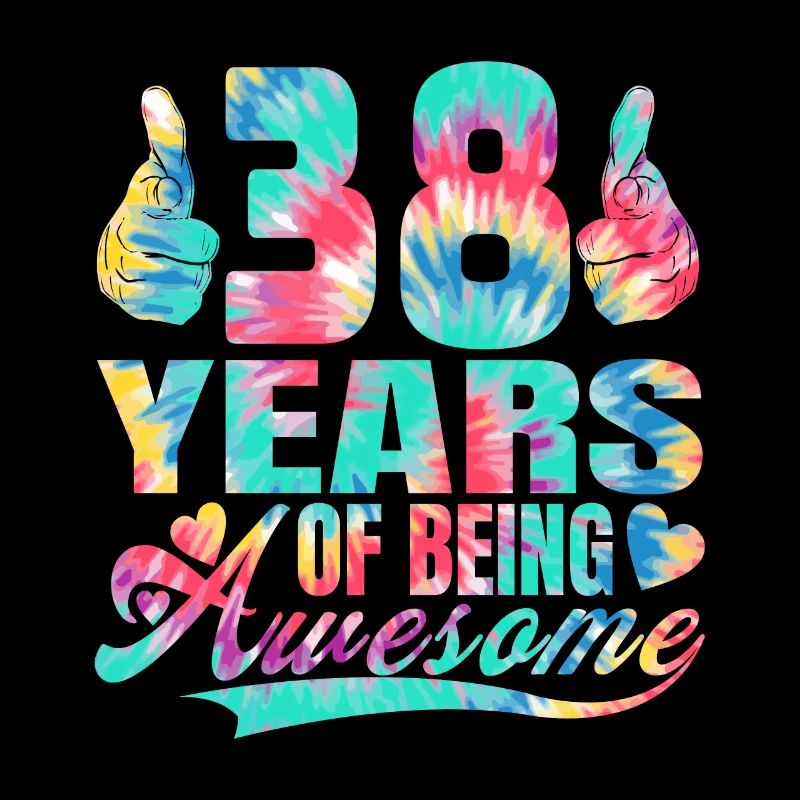 38e anniversaire ou anniversaire 38 ans d’existence