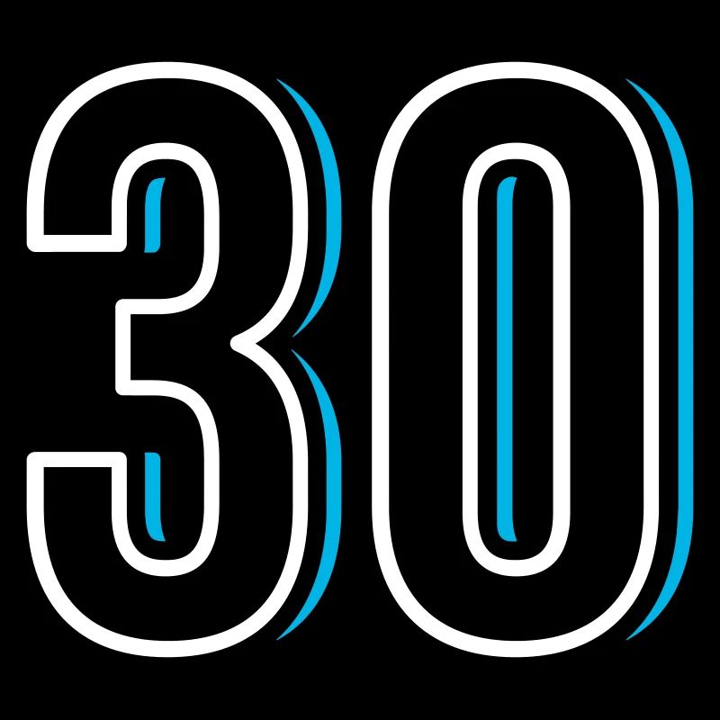 Nummer 30 - Dreißig