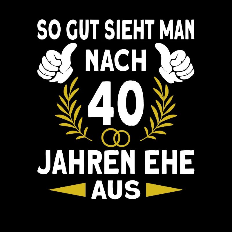 Rubinhochzeit 40 Hochzeitstag Ehemann Ehefrau