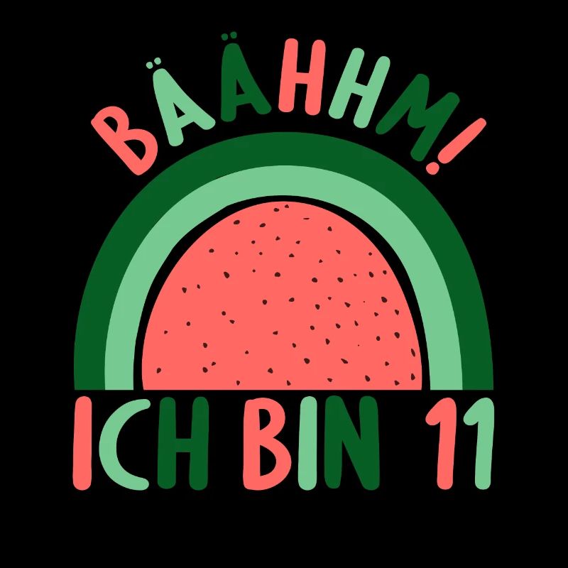 11 Jahre alt Rainbow Regenbogen 11. Geburtstag