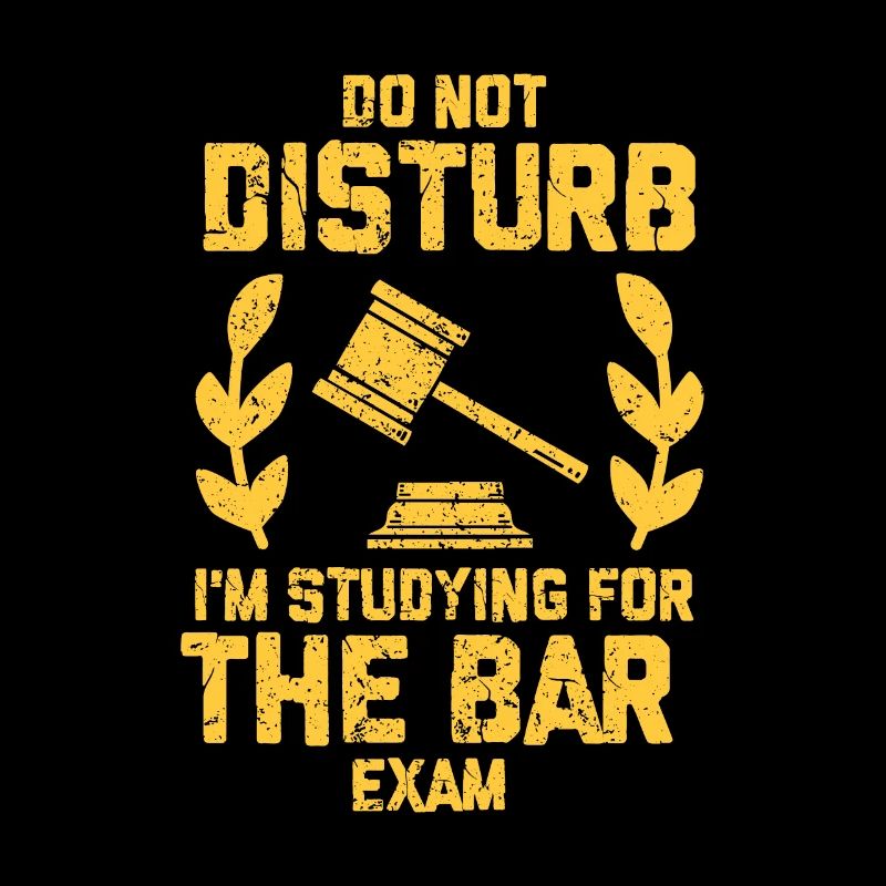 Do Not Disturb - I'm Studying For The Bar Exam