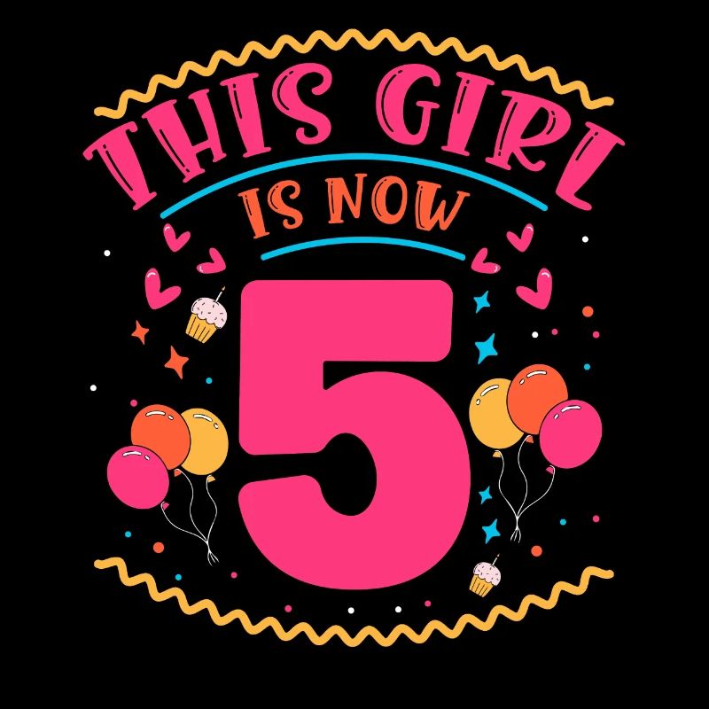 Cette fille a maintenant 5 | Thème Cupcake