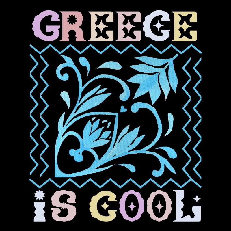 Grèce, disant, Grèce-Est-Cool, ornement