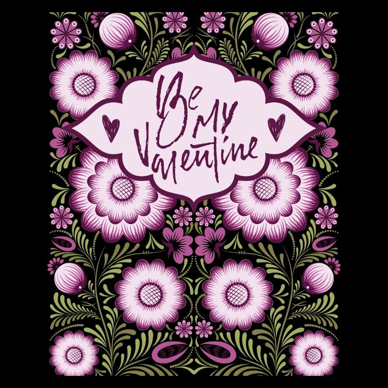 Be-My-Valentine, romantischer Spruch, Valentinstag