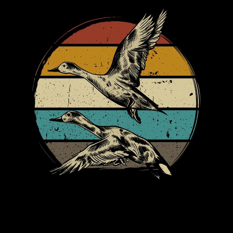 Duck retro vintage