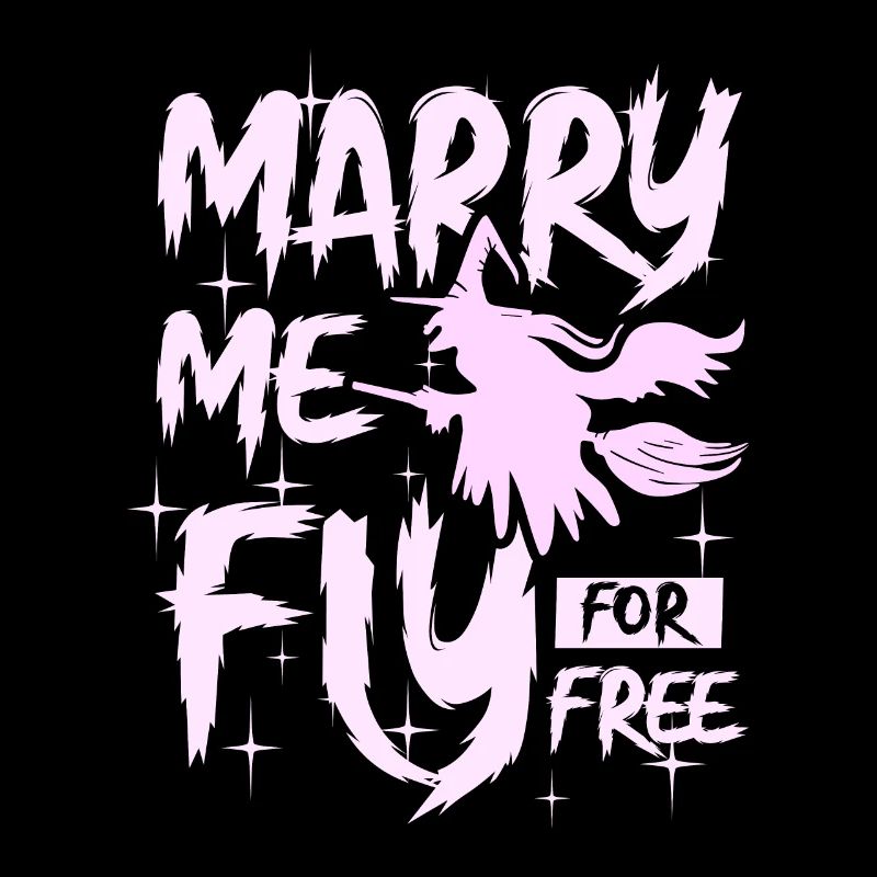 Marry me fly pour halloween sorcière gratuite