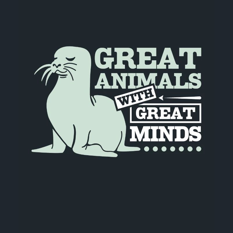 Grands animaux avec de grands esprits phoques