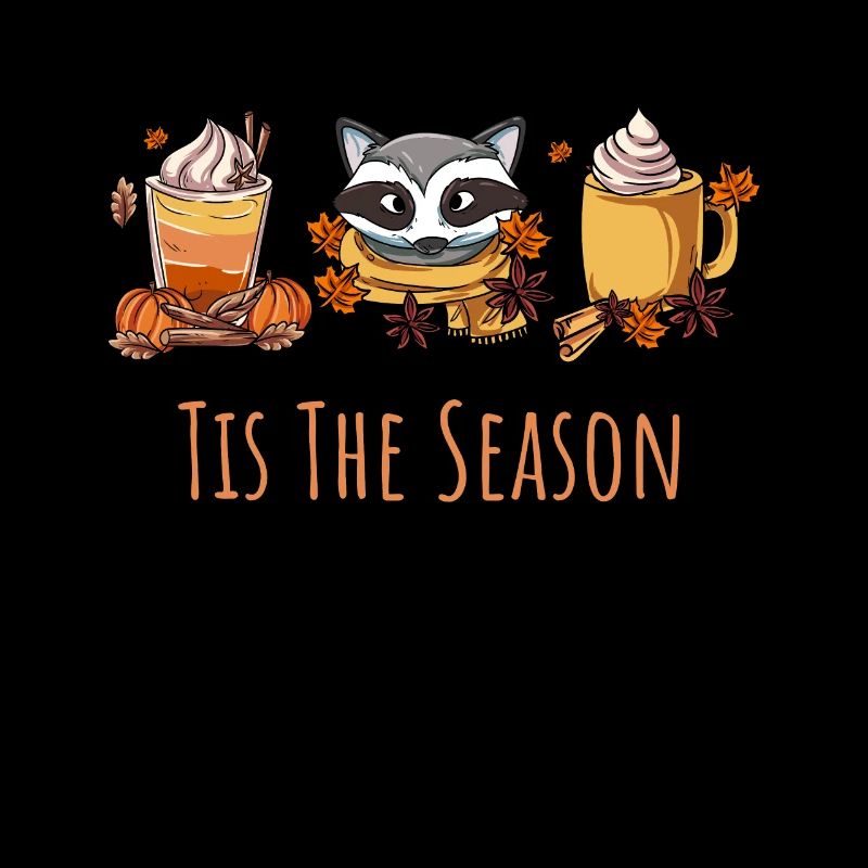 Latte Coffee Raccoon