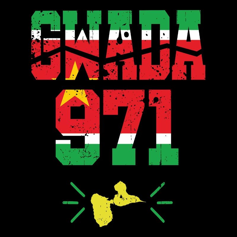 drapeau guadeloupe 971 gwada de gwadloup