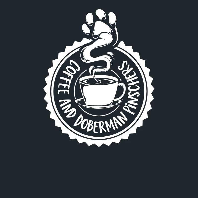 Kaffee und Dobermann