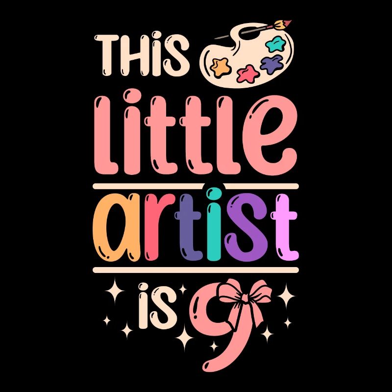 9 anniversaire Ce petit artiste a 9 ans